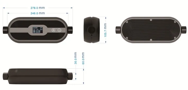 7KW Portable Elecetric Car Charger